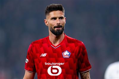 里尔主帅：吉鲁和埃唐·姆巴佩因伤无缘对阵梅斯